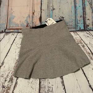 Zara Girls patterned flare skirt, size 8